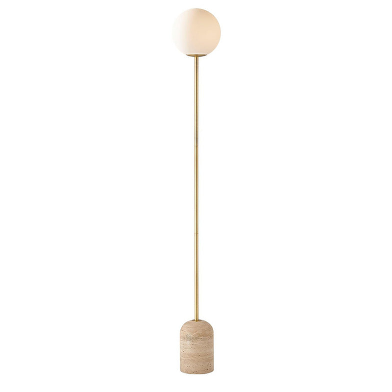 Nerel Travertine Floor Lamp