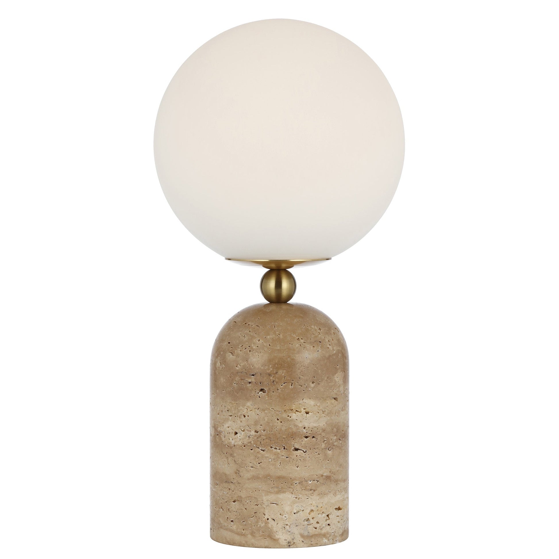The lamp unlit, showcasing its material and form.