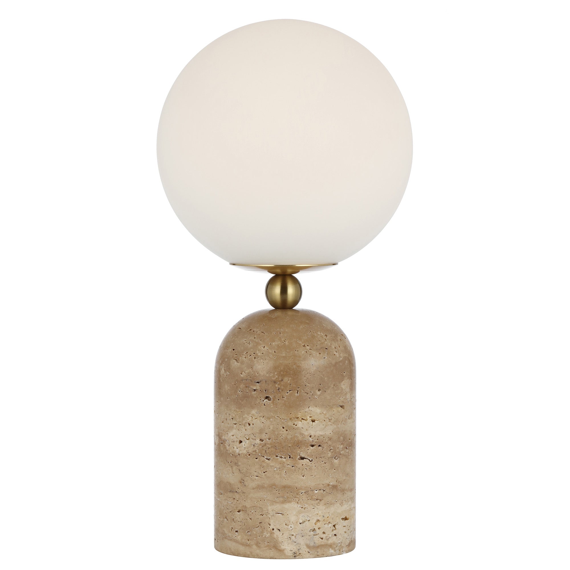 The lamp unlit, showcasing its material and form.