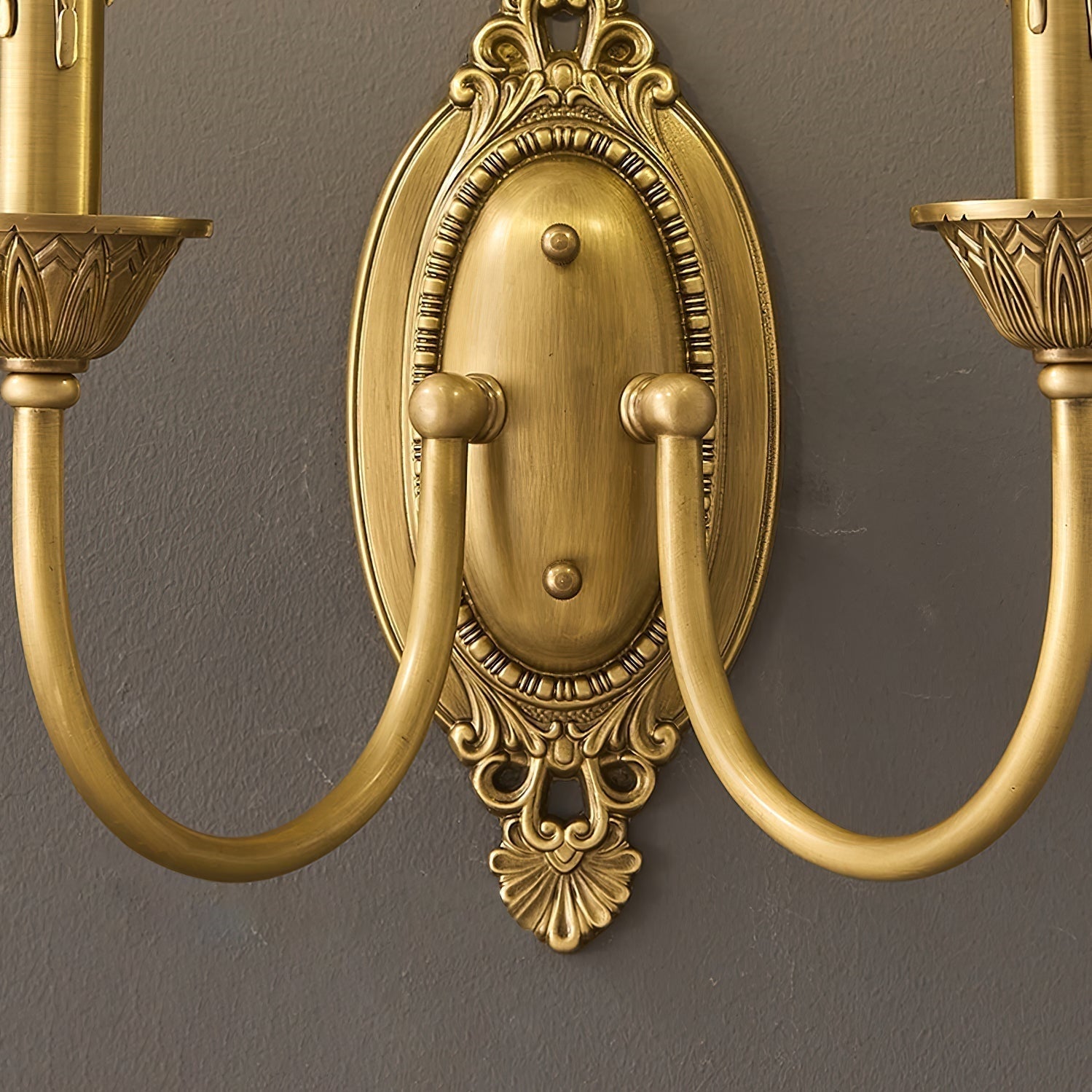 Mounting hardware included with the Blair Candle Wall Sconce.