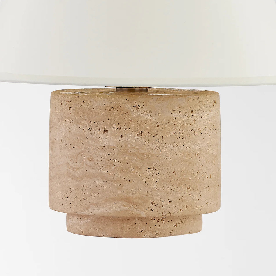 Bronte Table Lamp shown with Japandi-style decor.