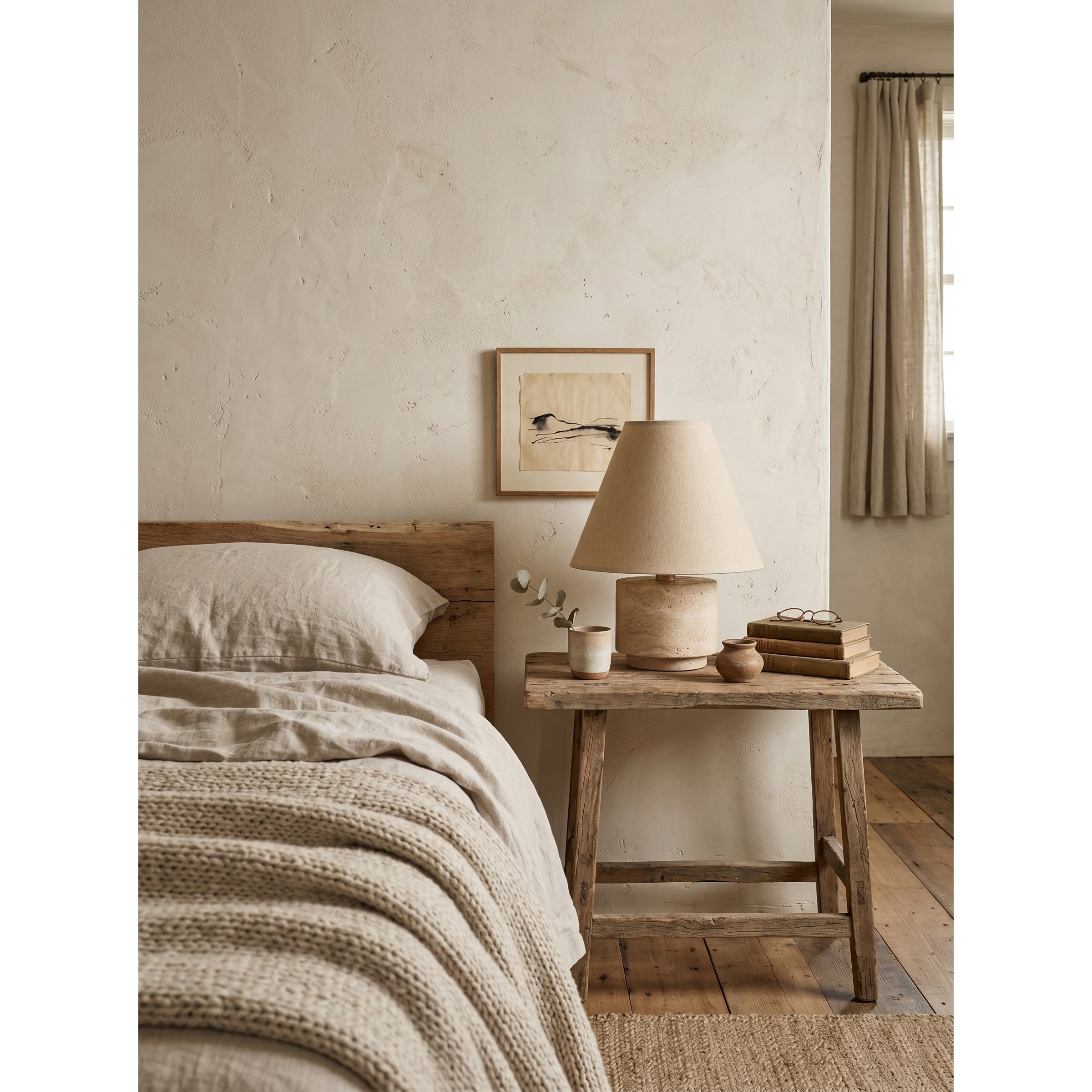 Side profile of the Bronte Table Lamp.