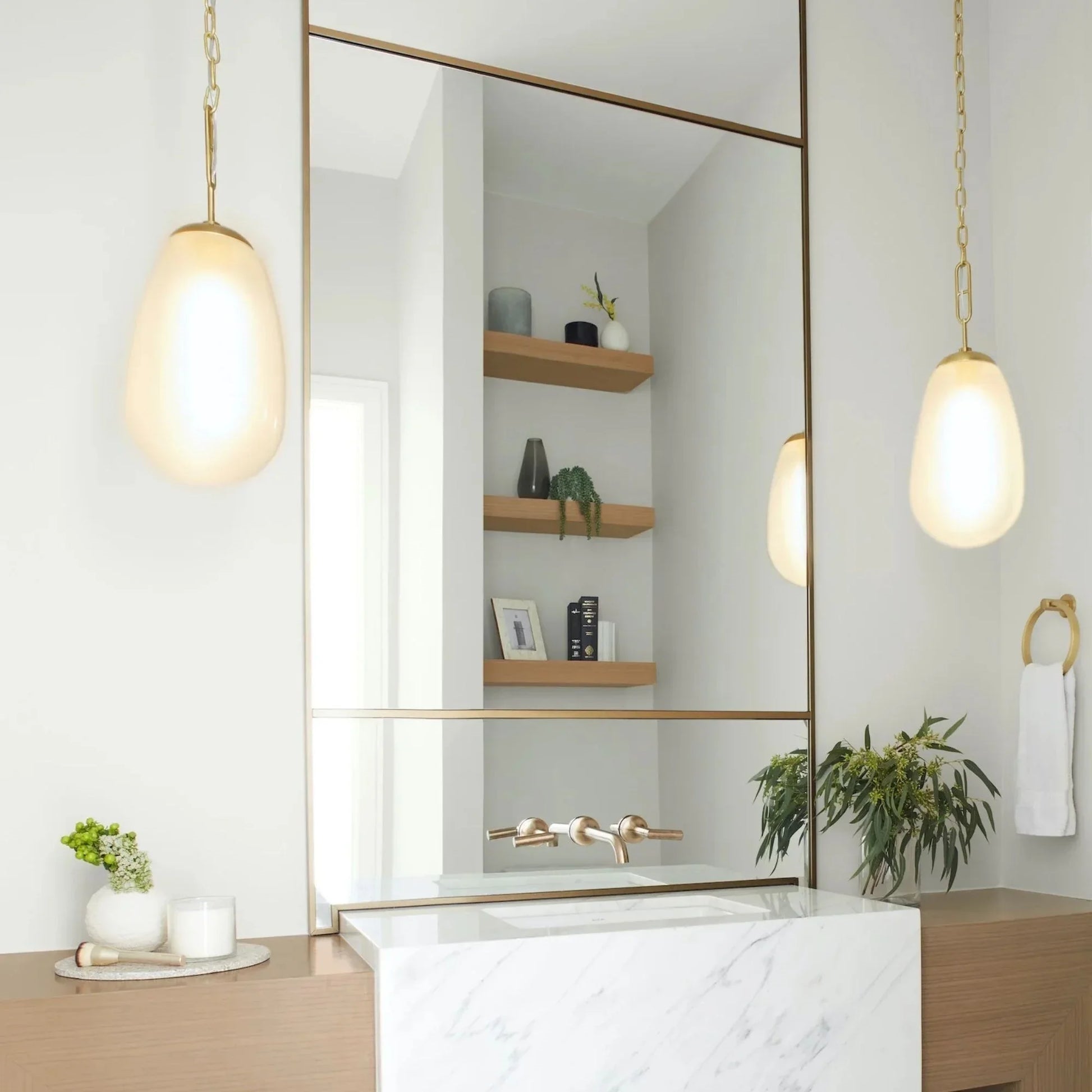 Bruckner Pendant Lamp shown with a matte black finish.