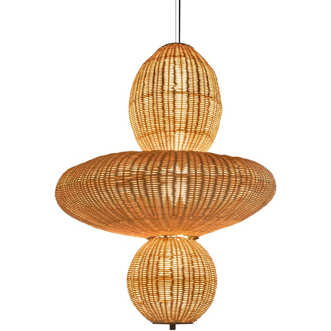 Dimensional diagram illustrating the measurements of the 9-head chandelier.