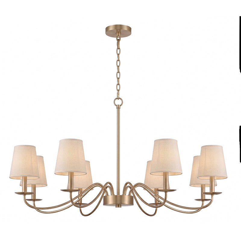 Product dimensions for the Candler Chandelier.