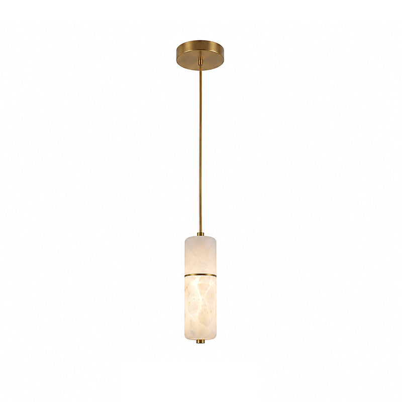 Dimensional drawing of the Cannula Alabaster Chandelier's 5-head version.