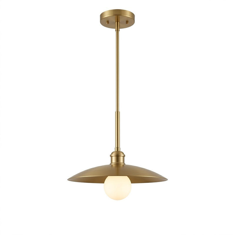 Cantina Pendant Lamp in nickel in a contemporary living space.