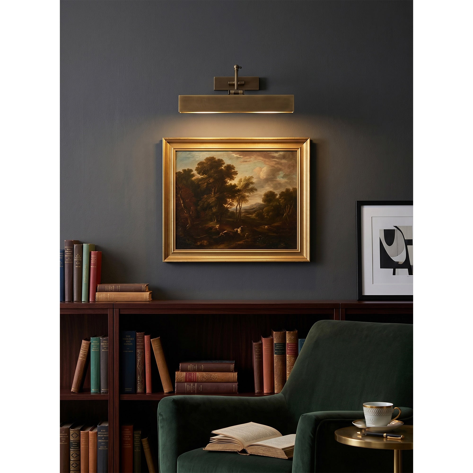 Front view of the 80 cm size variant of the Carlisle sconce.