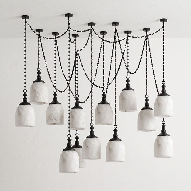 Vernwick Chain Alabaster Chandelier
