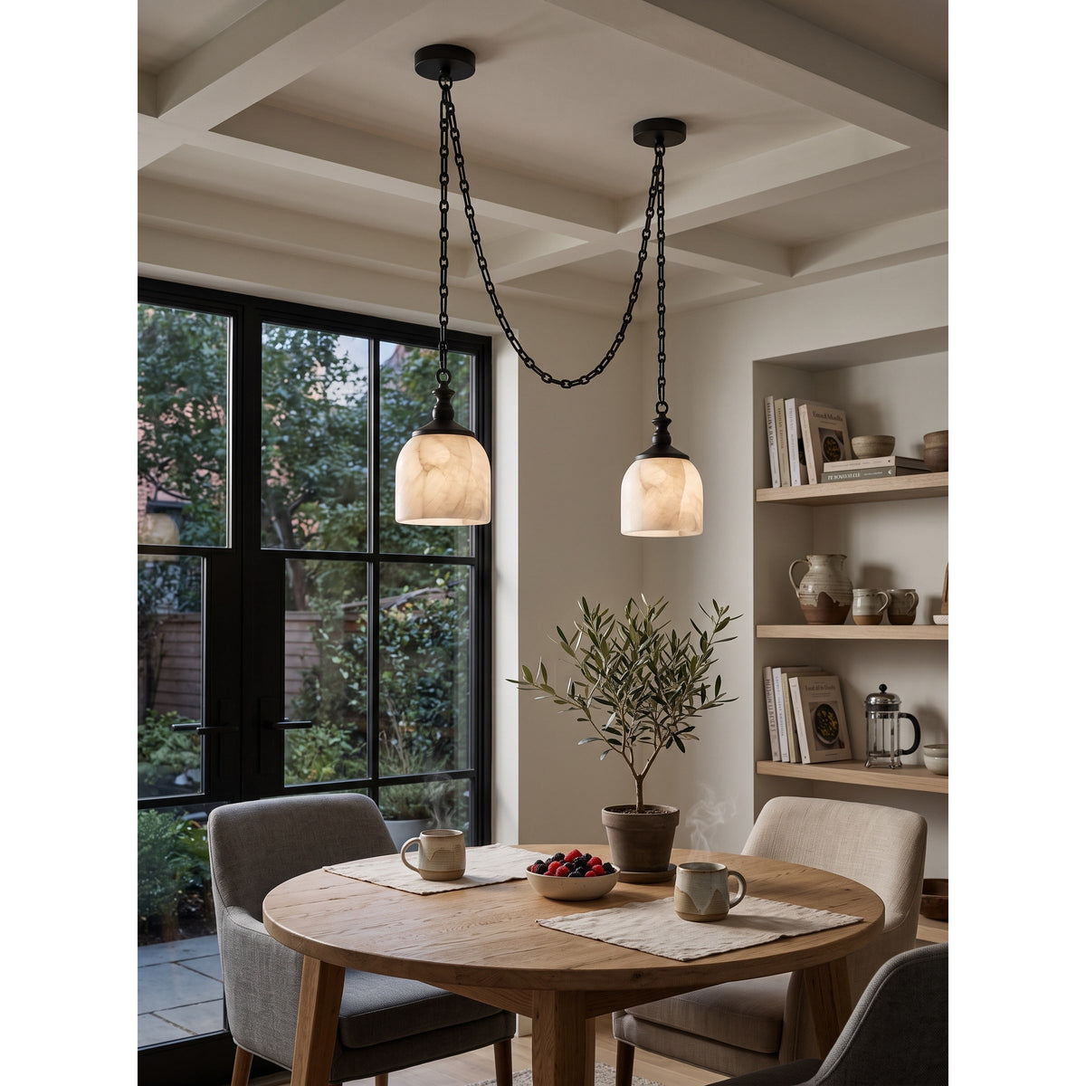 Vernwick Chain Alabaster Chandelier
