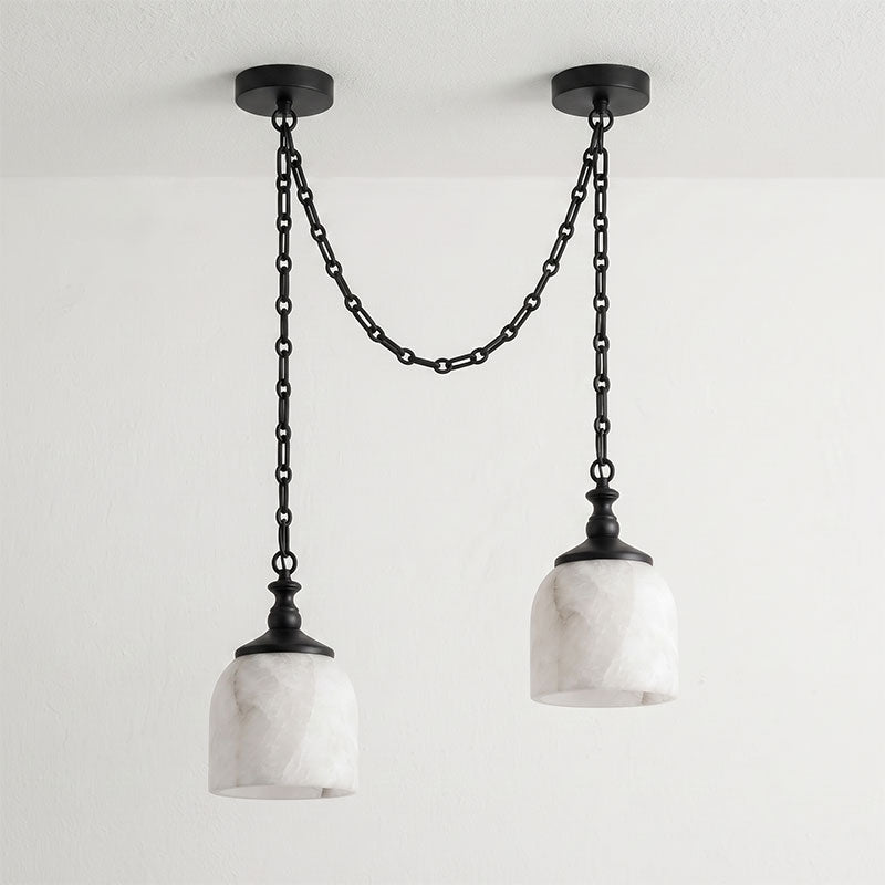Vernwick Chain Alabaster Chandelier
