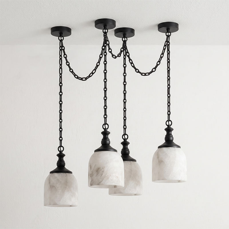 Vernwick Chain Alabaster Chandelier