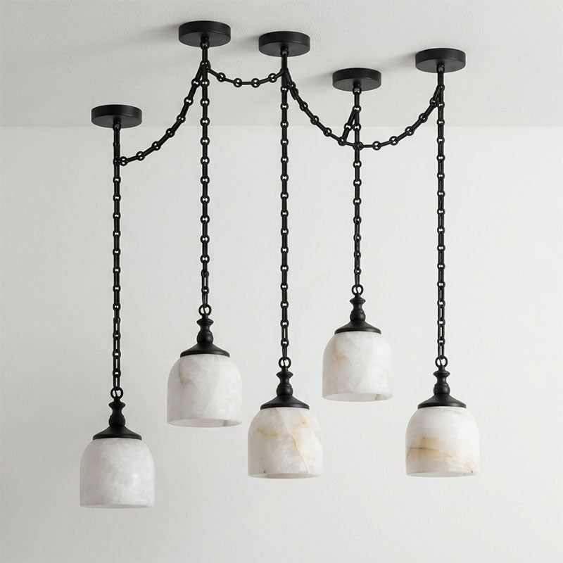 Vernwick Chain Alabaster Chandelier