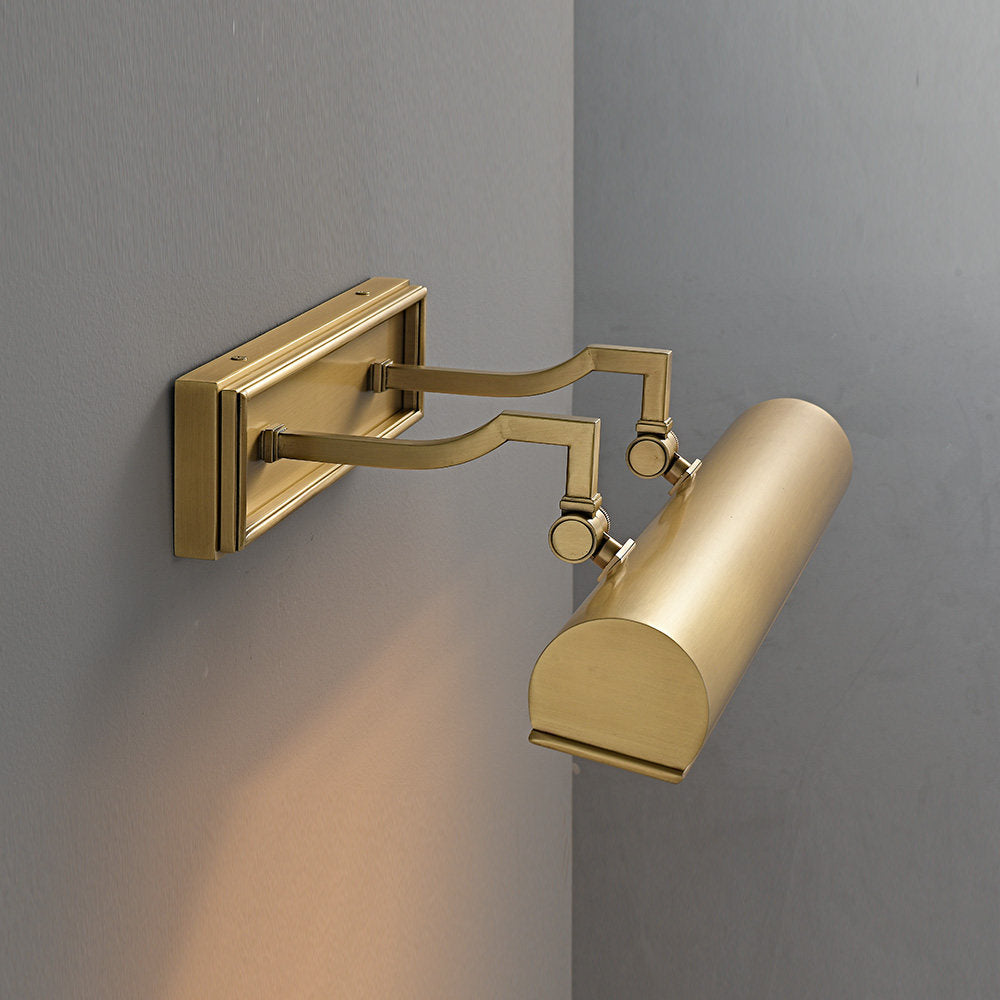 Chawton Wall Sconce, 2-head version, in brass.