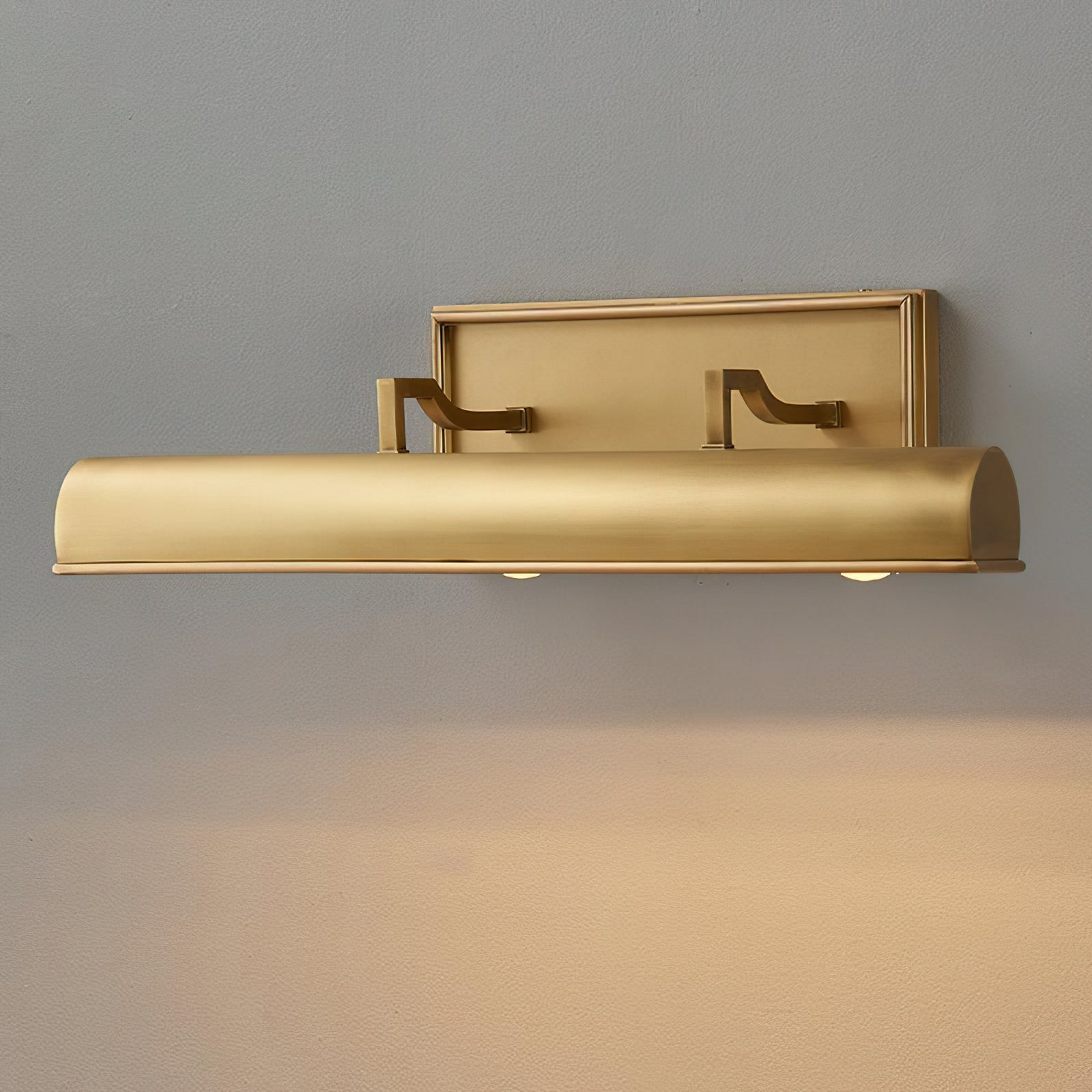 Front view of the 2-head Chawton Sconce in bronze antiquing.