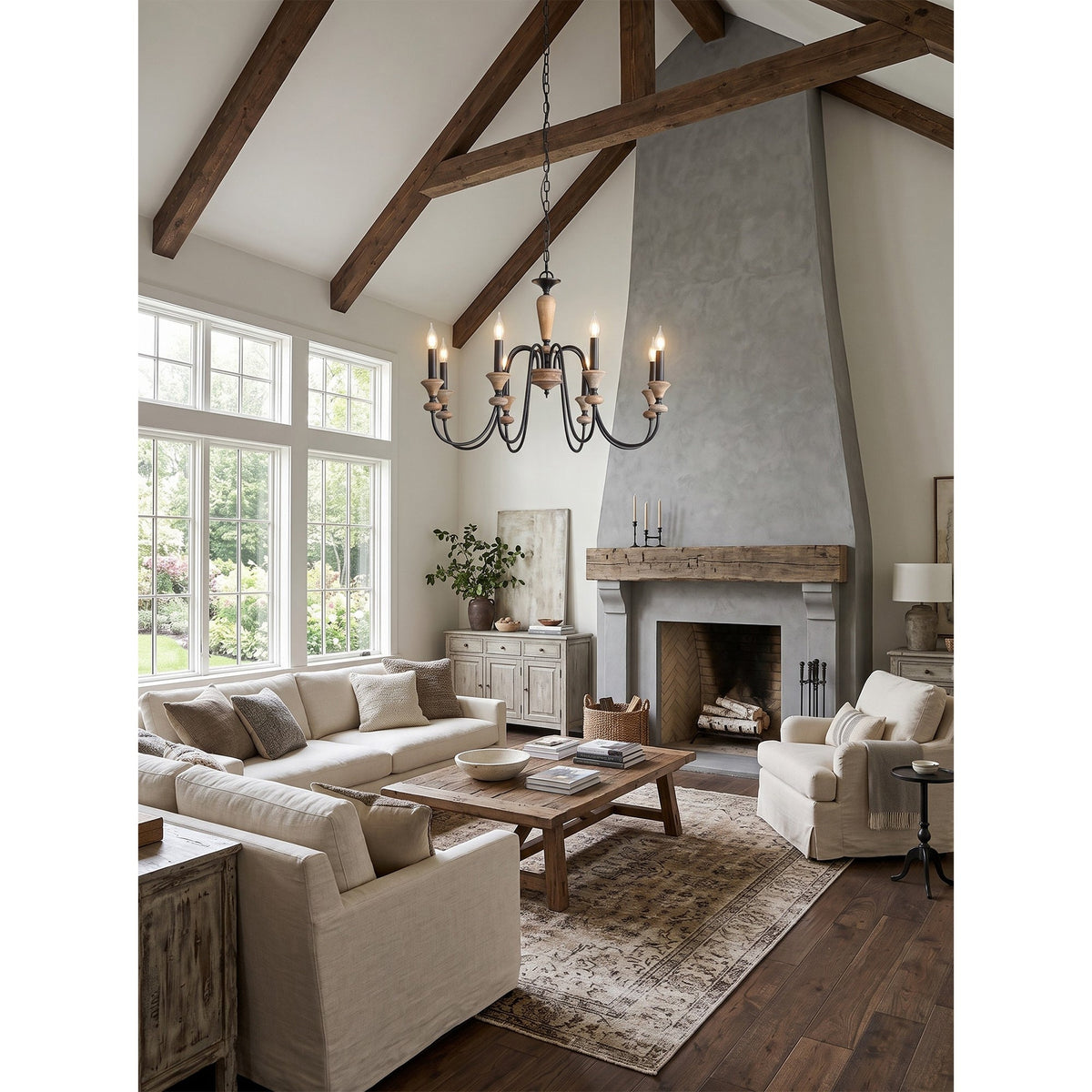 Ivydale Wood Chandelier