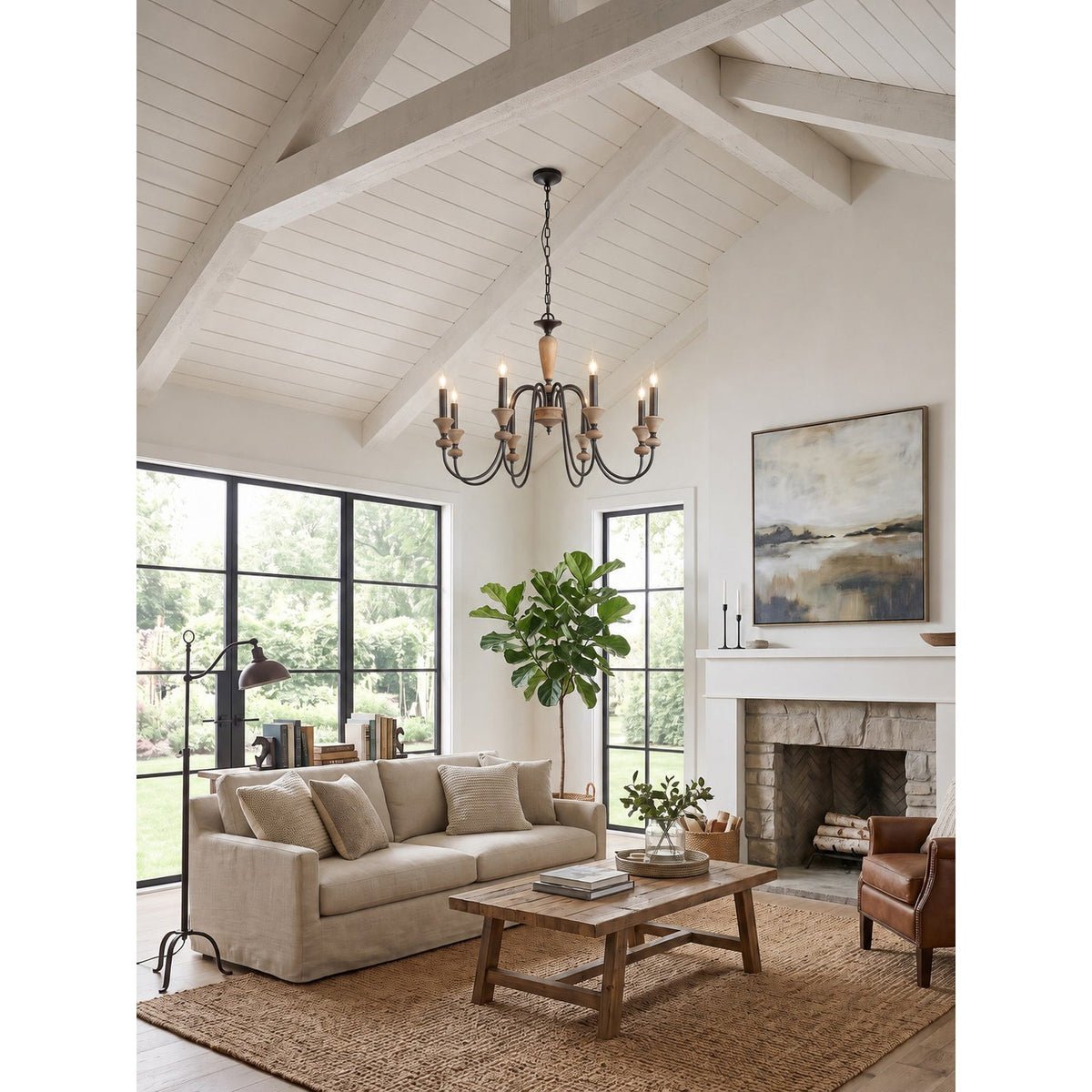 Ivydale Wood Chandelier