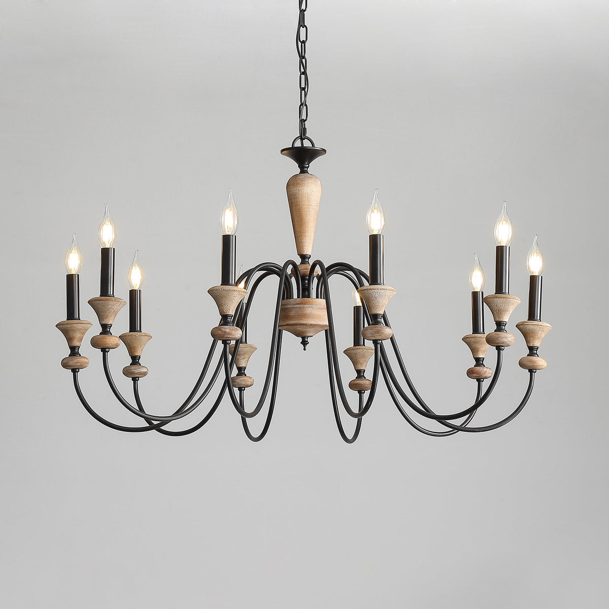 Ivydale Wood Chandelier