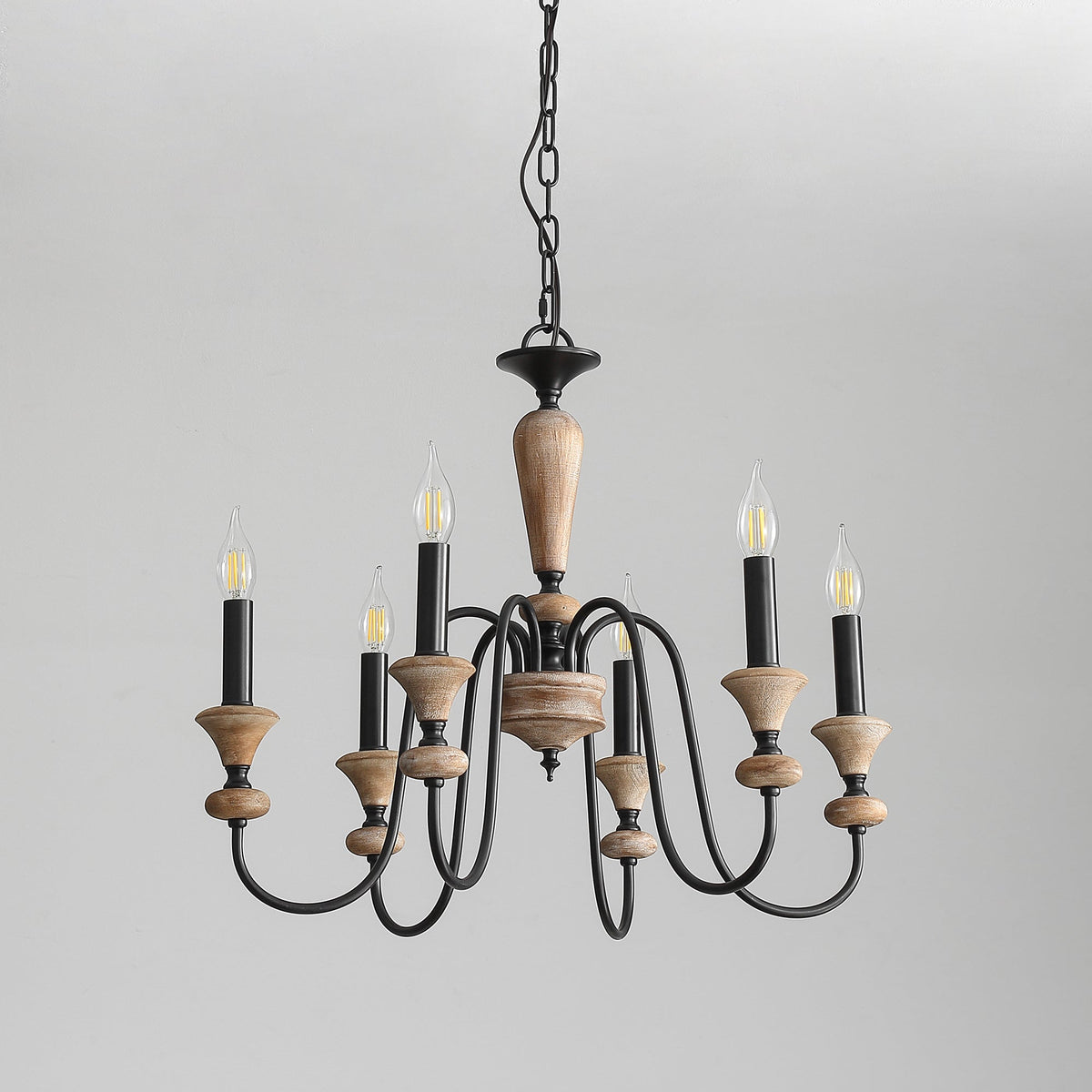 Ivydale Wood Chandelier
