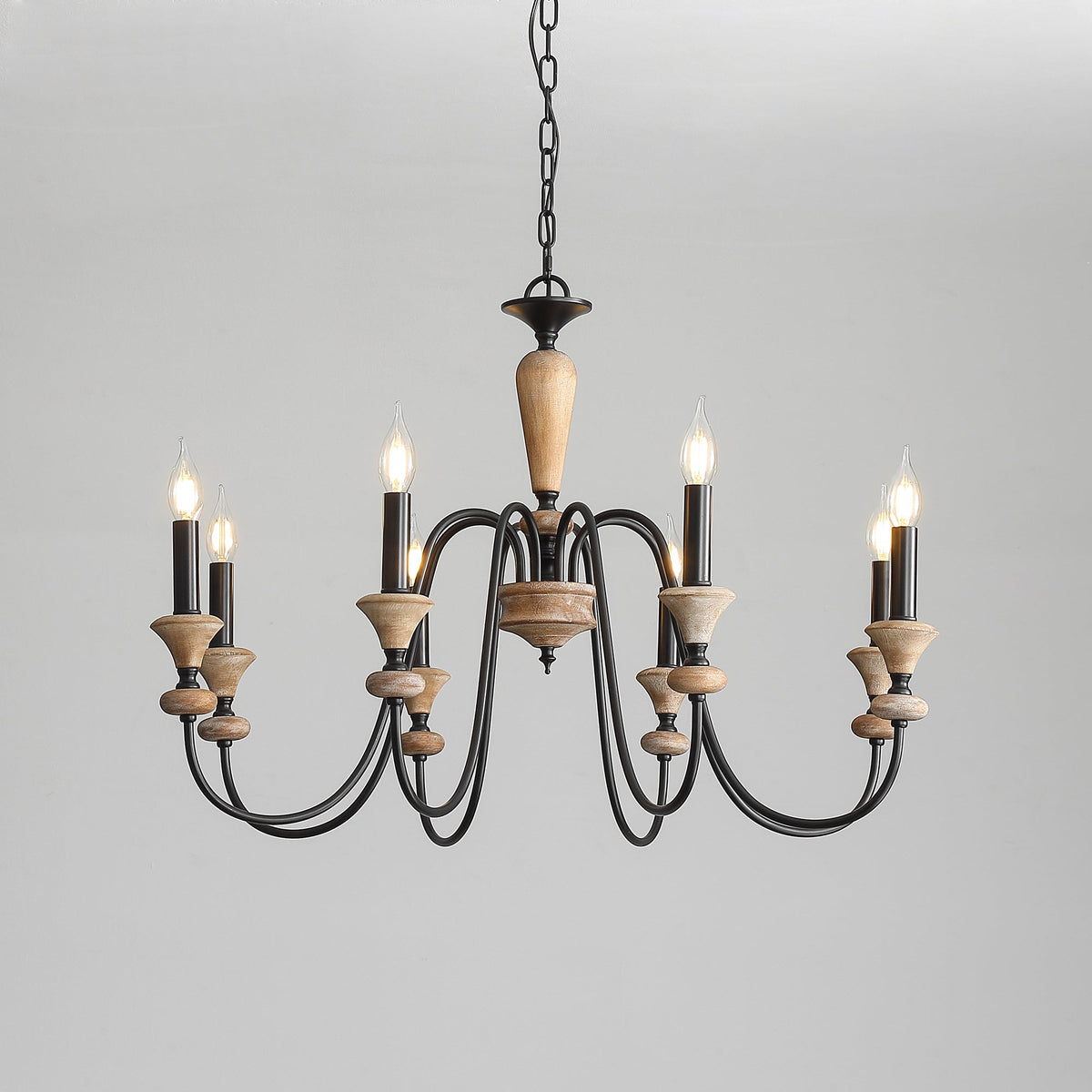 Ivydale Wood Chandelier