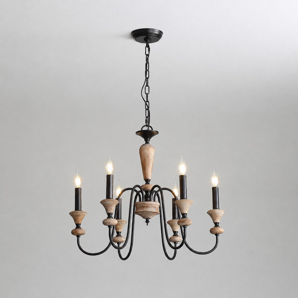 Ivydale Wood Chandelier