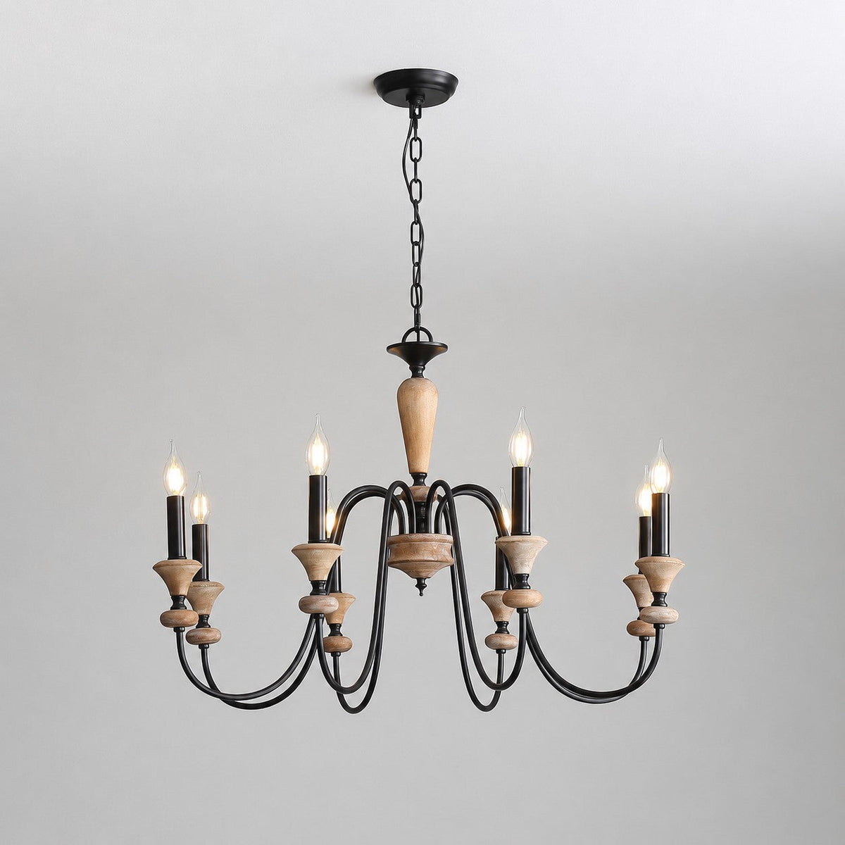 Ivydale Wood Chandelier