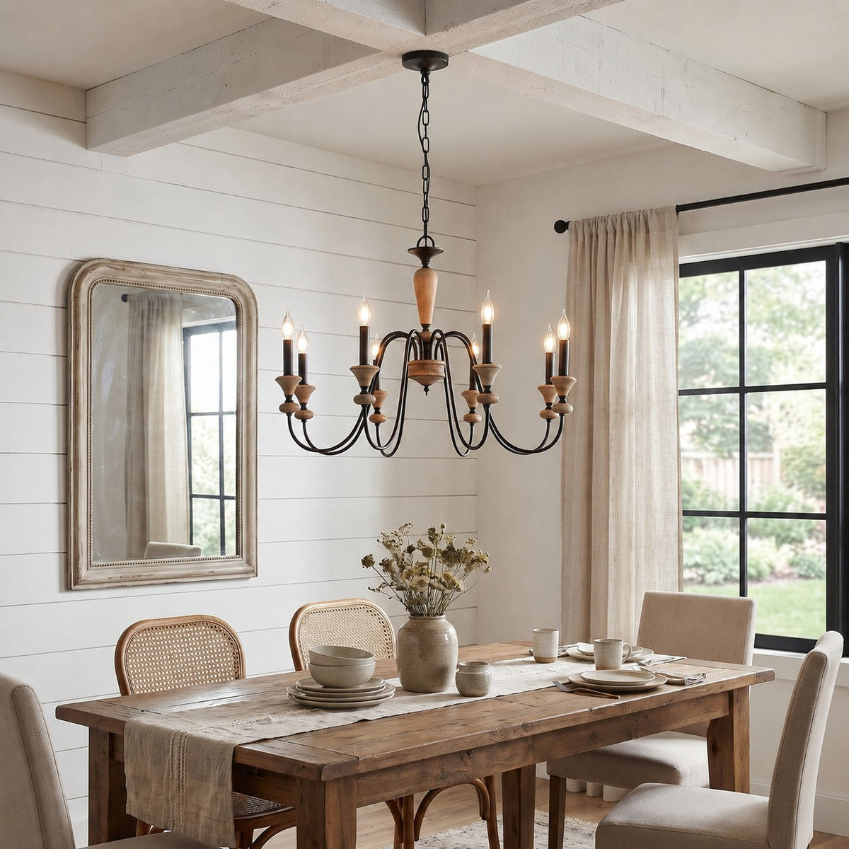 Ivydale Wood Chandelier