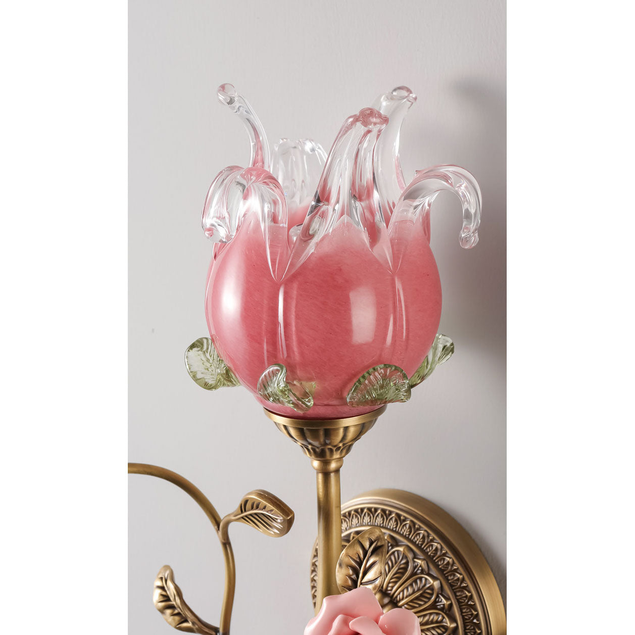 A diagram showing the dimensions of the Ember & Blossom Wall Sconce.