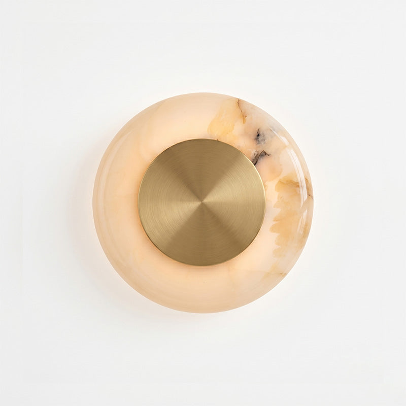 The sconce as a sculptural art piece in an entryway.