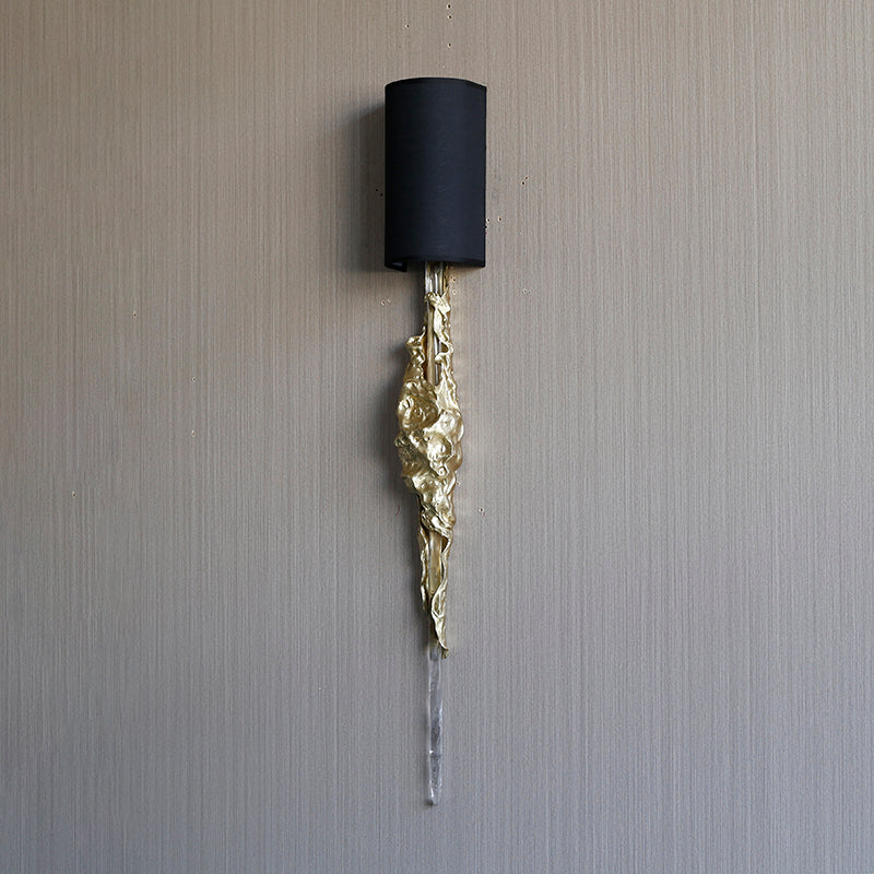 Fusion Wall Sconce in a boutique hotel-inspired primary suite.
