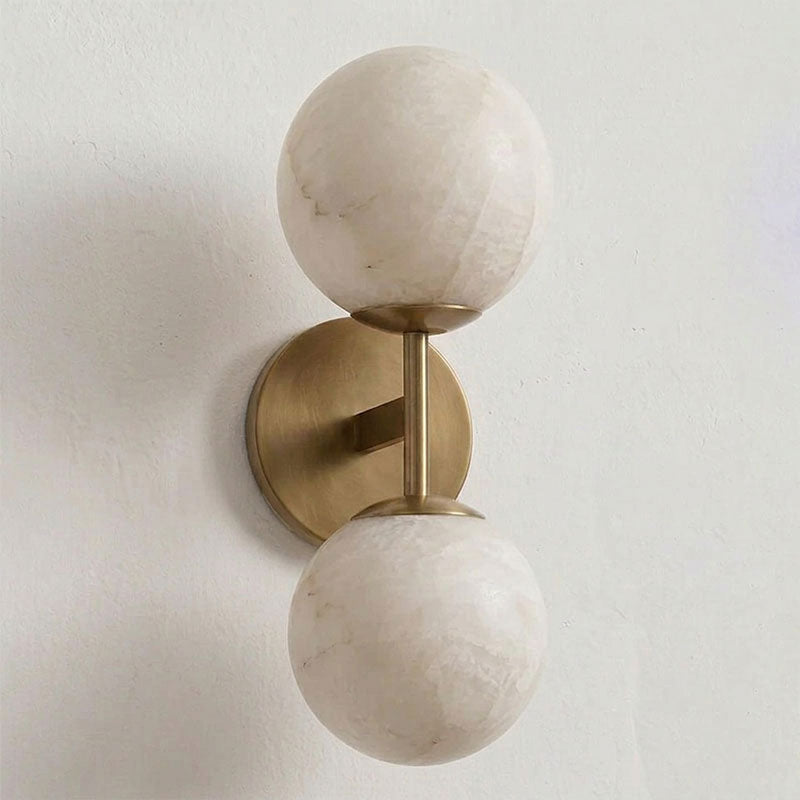 Studio shot of the antique brass body on a white background.