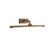 Goya Brass Wall Sconce in antique bronze finish.