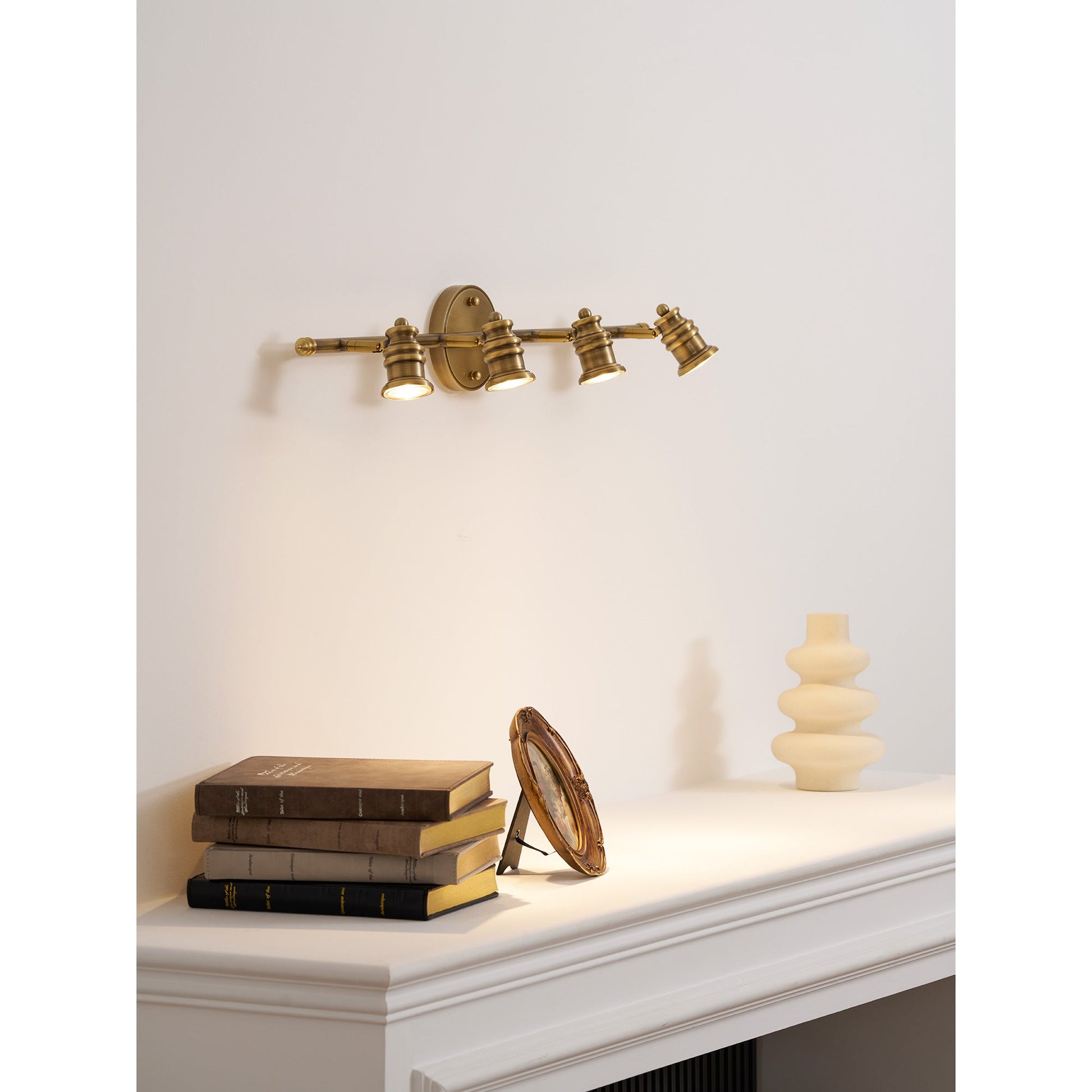 A close-up showing the quality of the brass construction.