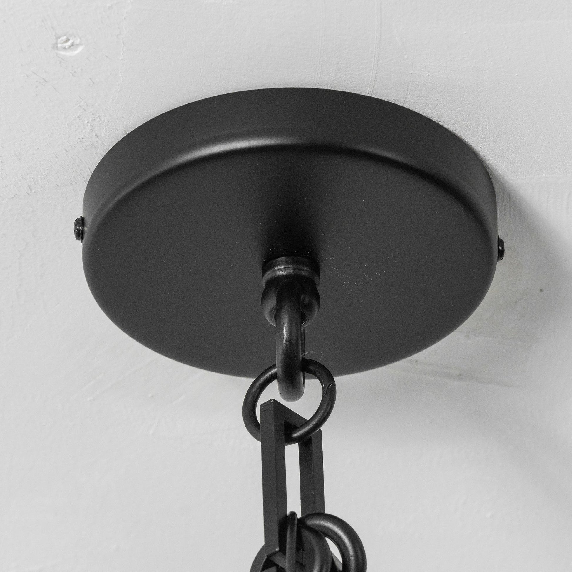 The 6-head configuration of the cascade chandelier.