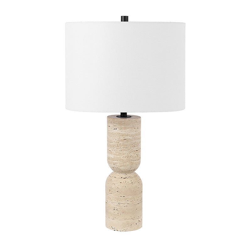 Lifestyle image of the lamp in a high-end living space.