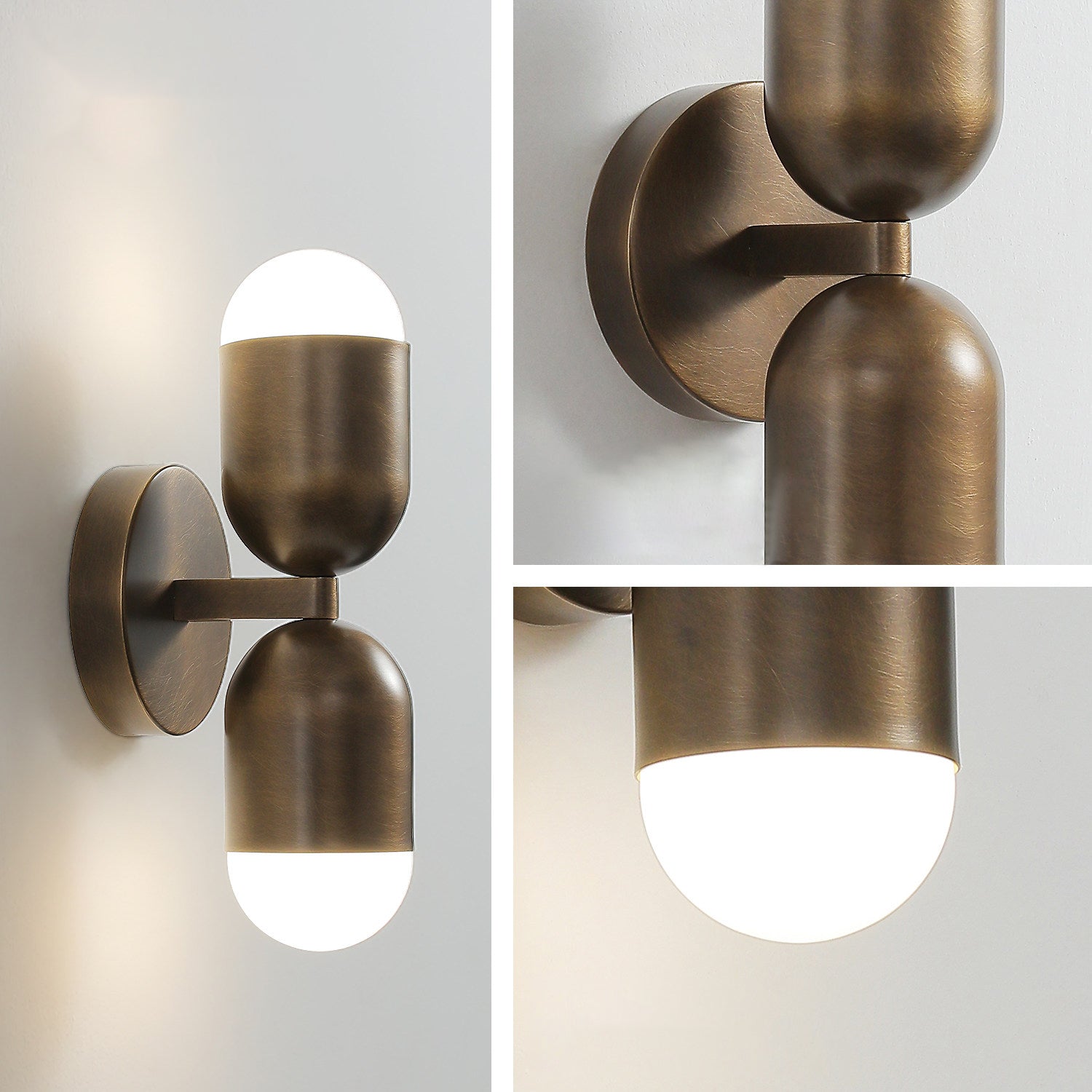 Overhead view of the Jensen Wall Sconce.