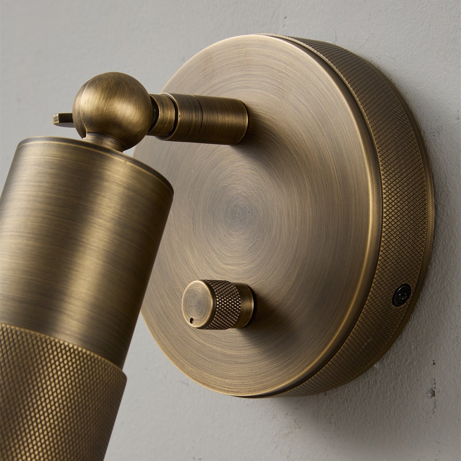 Rear view showing the hardwiring setup for the Jura Wall Sconce.