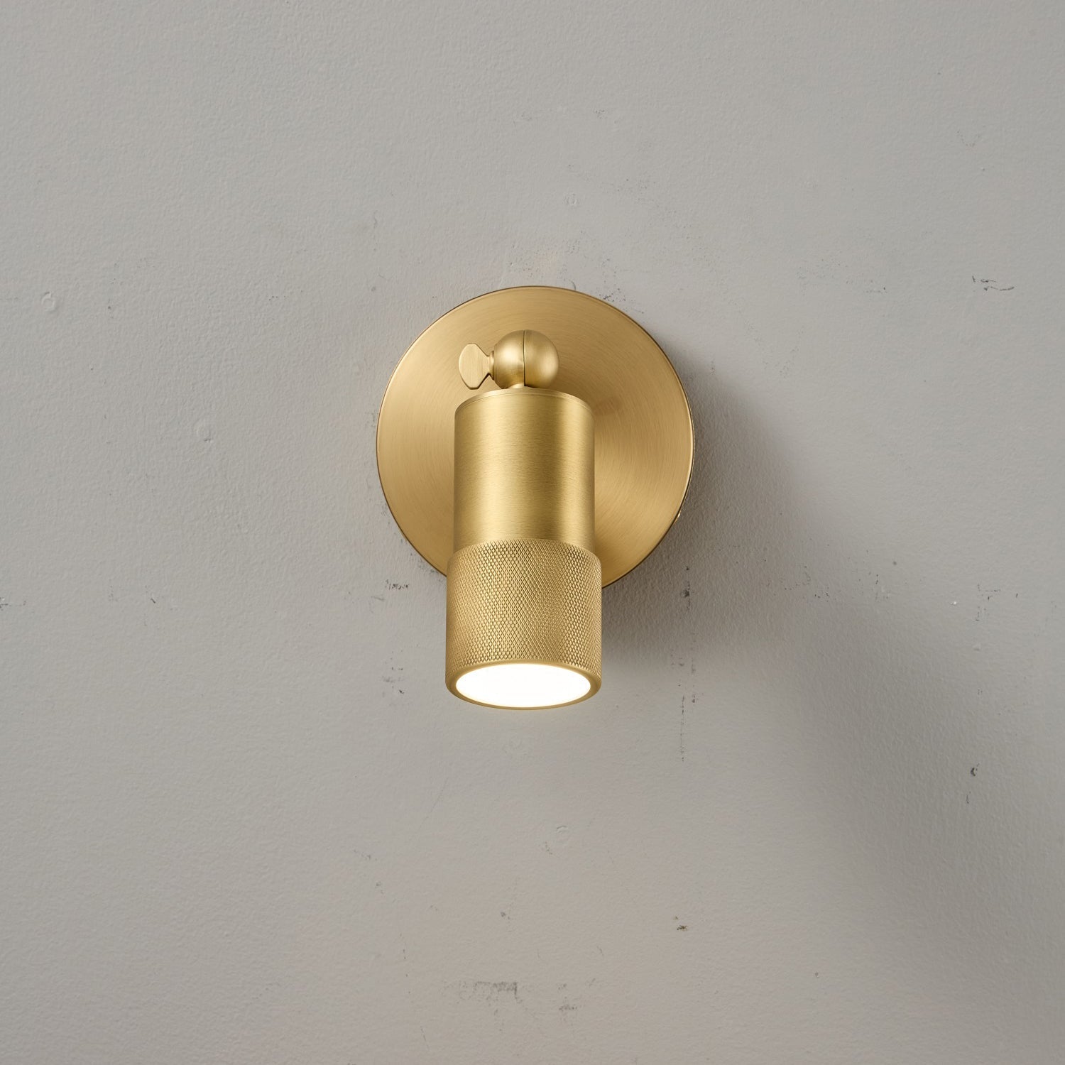 Jura Wall Sconce in antique bronze, detail shot.