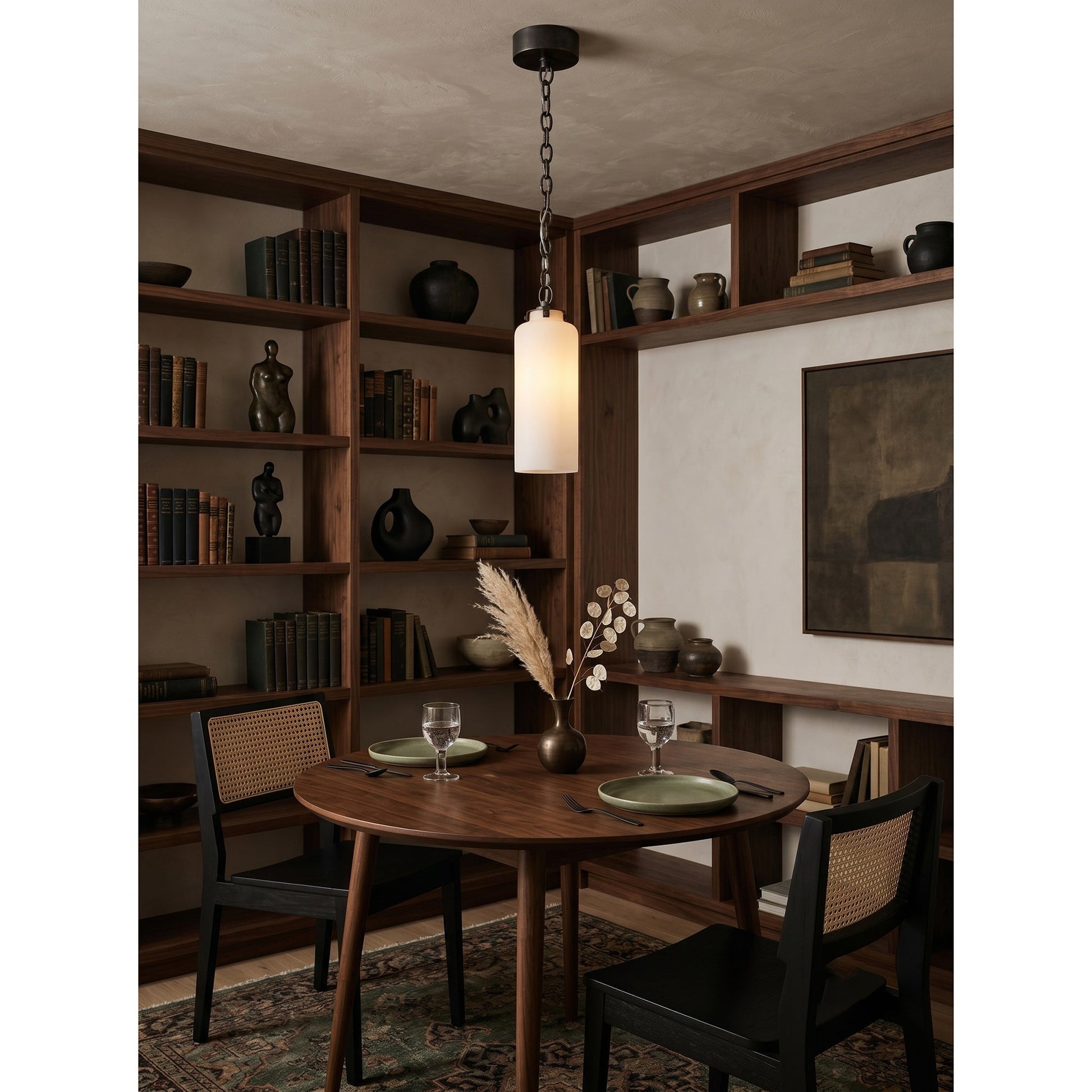 Katie Pendant Lamp shown against a light-colored wall.