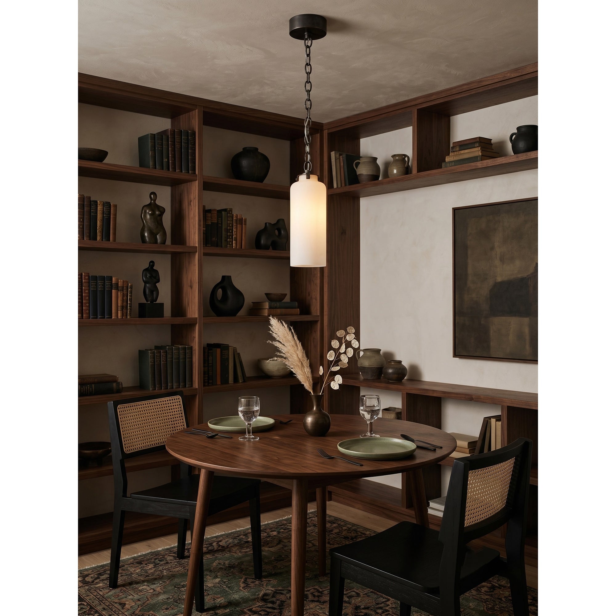 Katie Pendant Lamp shown against a light-colored wall.
