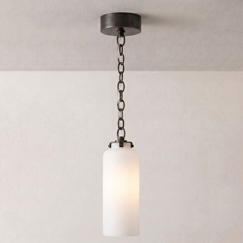 Dimensions of the Katie Pendant Lamp displayed graphically.