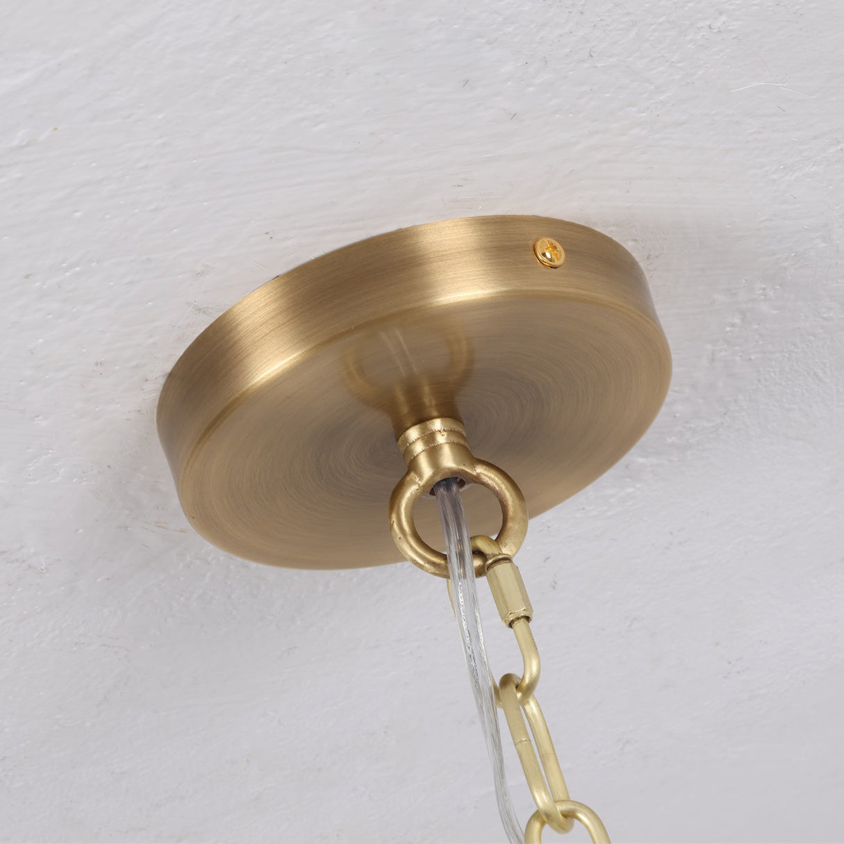 The Laurent Chandelier in a cozy, intimate setting.