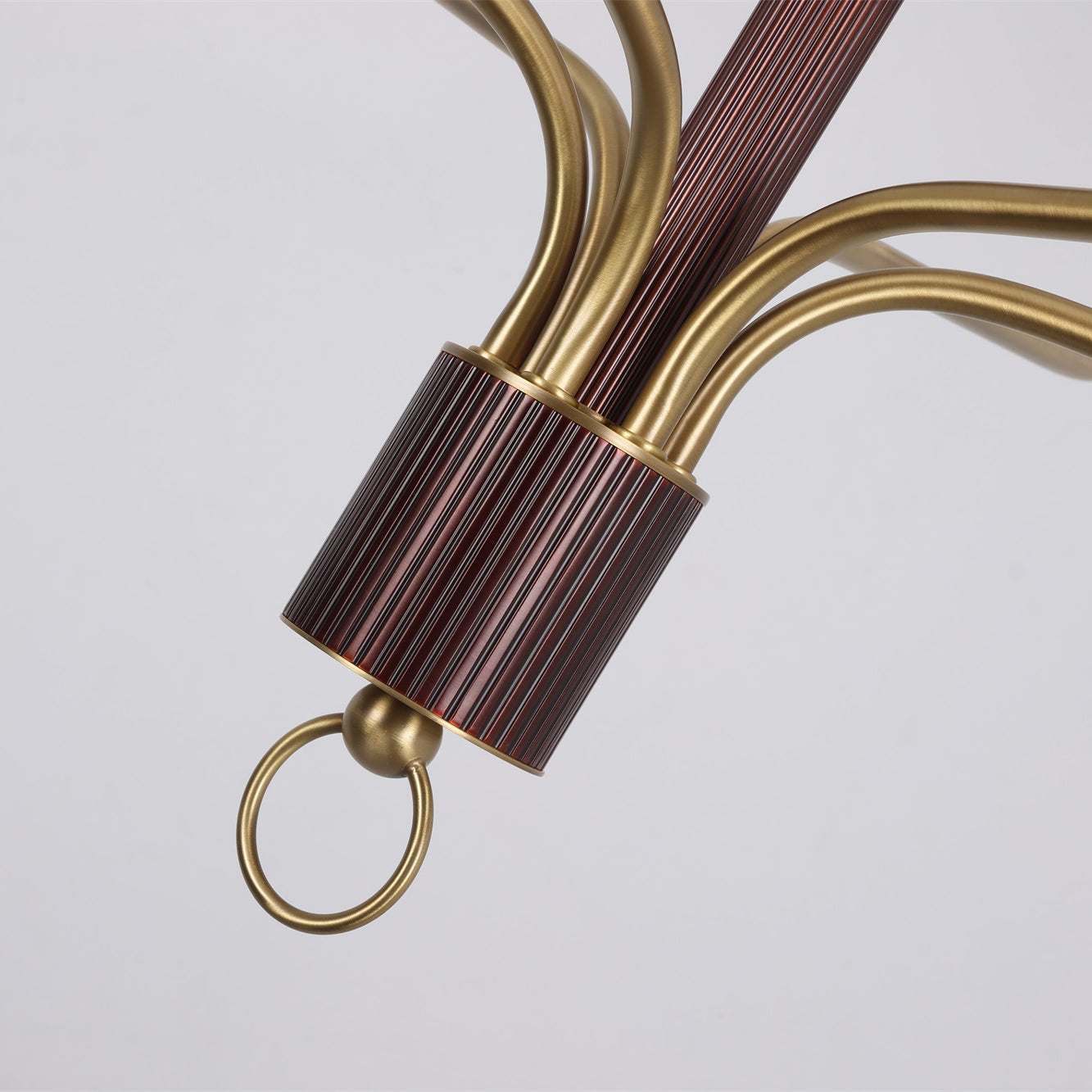 Comparing the brass and red bronze finishes side-by-side.