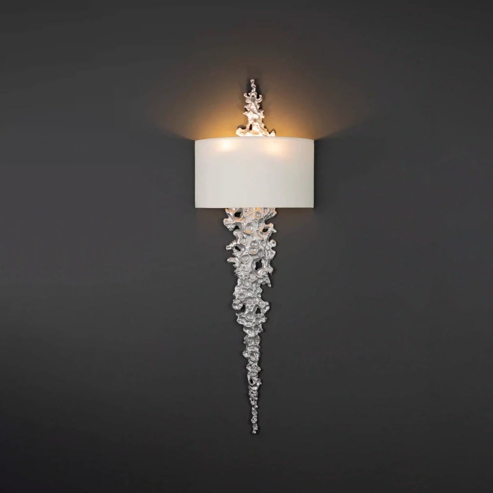Bottom-up view showing the candelabra socket base.