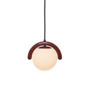Lenox Linear Ball Pendant Lamp in brass finish with multiple globes.