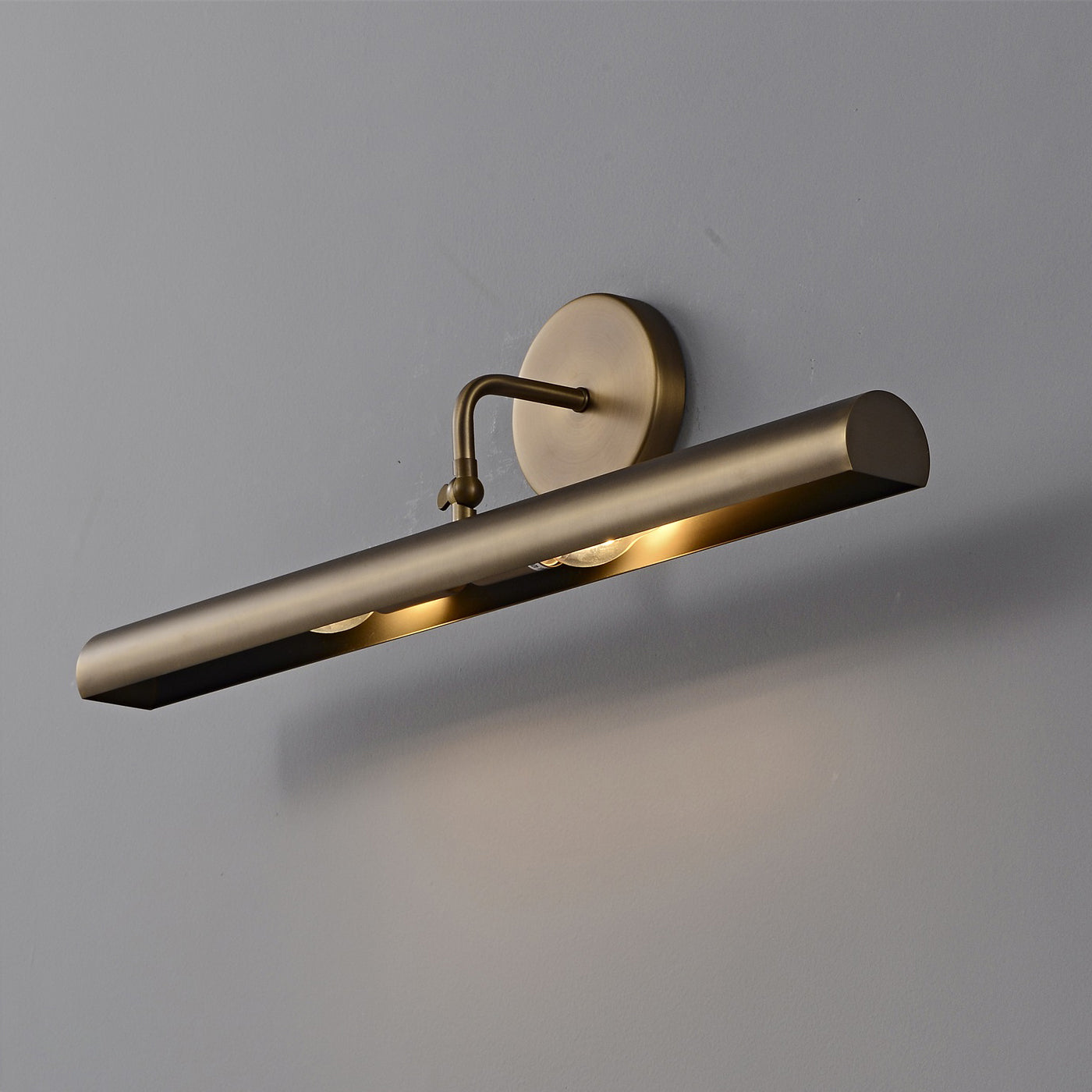 The smaller size Loxen Wall Sconce (48cm) shown to scale.