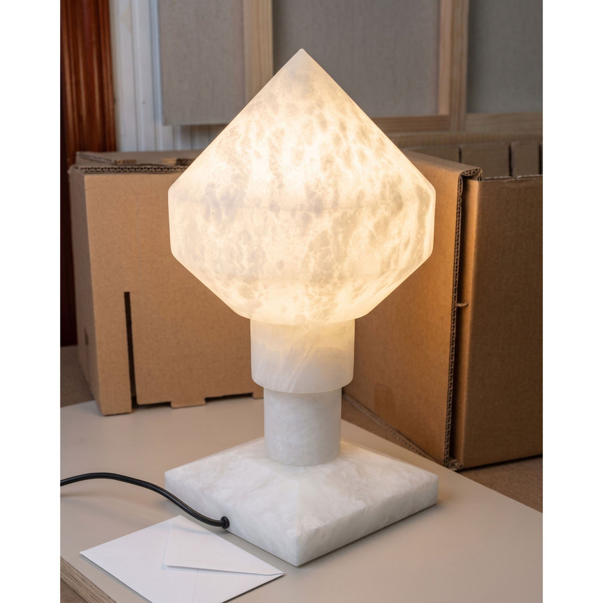 Garnwick Alabaster Table Lamp