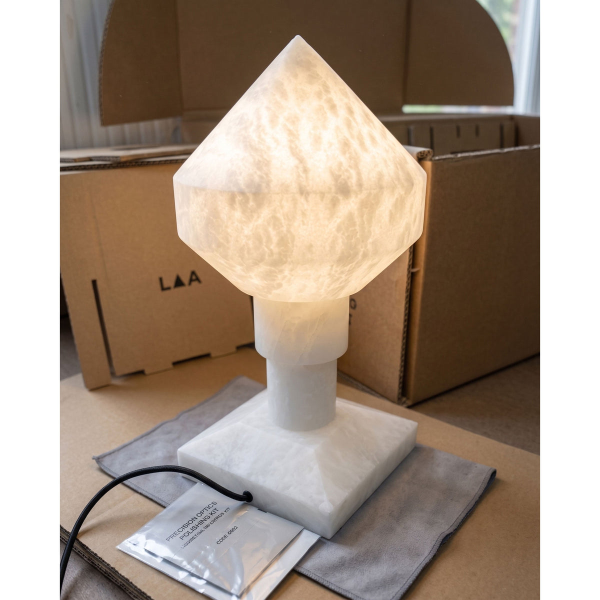 Garnwick Alabaster Table Lamp