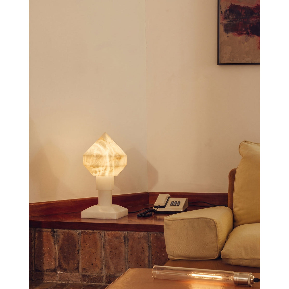 Garnwick Alabaster Table Lamp