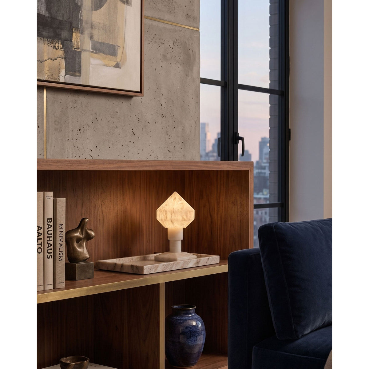 Garnwick Alabaster Table Lamp